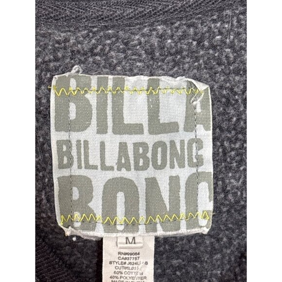 Billabong Womens Hoodie Hooded Sweatshirt Y2K Vintage Embroidered Size M Grunge - Picture 5 of 6